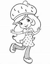 Strawberry Shortcake Coloring Awesome Pages Princess sketch template