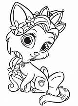 Coloring Pages Princess Pets Palace Disney Neptun Ru Pro sketch template