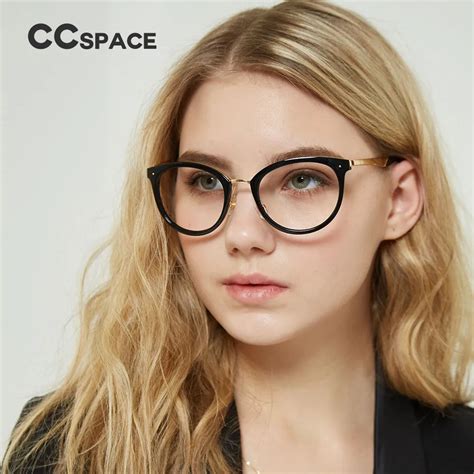 buy ccspace  ladies  matal glasses frames men women brand designer