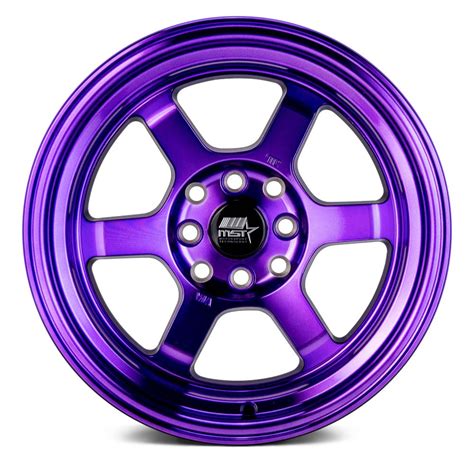 mst time attack wheels cosmic purple rims
