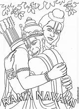 Navami Rama Tree Iskcon Desire sketch template