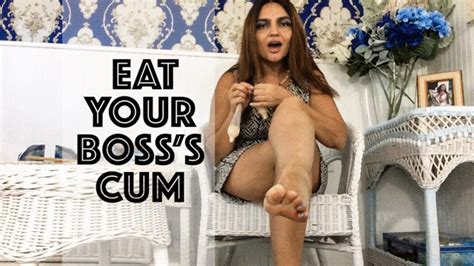 Russian Dominatrix Paulina Eat Your Bosss Cum