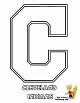 Coloring Cleveland Indians Logo Baseball Mlb Pages Team Colors Logos Sheet Color Boss Big Yescoloring Things Match Utm Teams Sheets sketch template