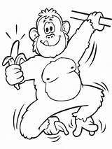 Ape Coloring Pages Printable Results Apes sketch template