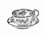 Cup Teacup Wonderland Teetasse Saucer Taza Teapot Untertasse Teacups Hippi Diydeko sketch template