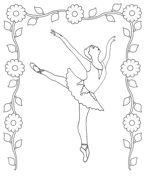 coloring pages realistic ballet colouring pages angelina ballerina