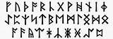 Anglo Runes Saxon Futhorc Ler Rune sketch template