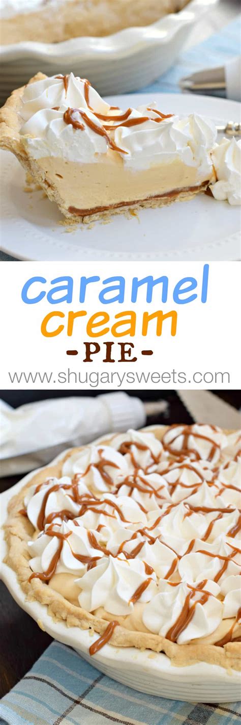 caramel cream pie shugary sweets
