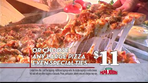 Papa John S Steak And Cheese Pizza Tv Commercial Better Ingredients