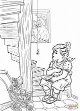 Miss Muffet Coloring Little Nursery Rhyme Pages Popular Printable Drawing sketch template