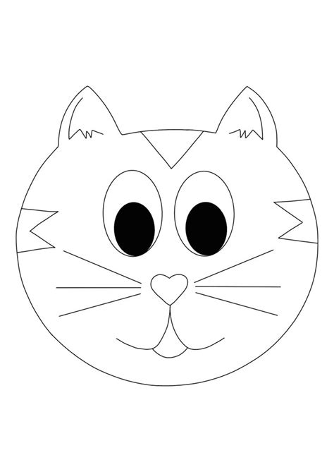 cat face coloring pages   coloring sheets  cat coloring