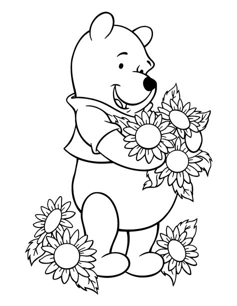 winnie  pooh coloring pages  coloring kids