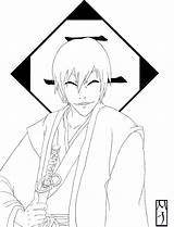 Lineart Ichimaru sketch template