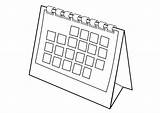 Calendario Kalender Calendrier Kleurplaat Malvorlage Stampare Herunterladen sketch template