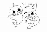 Shark Pages Baby Coloring Kids Printable Cartoon Pinkfong Colouring Choose Board Template Sheets Rocks sketch template