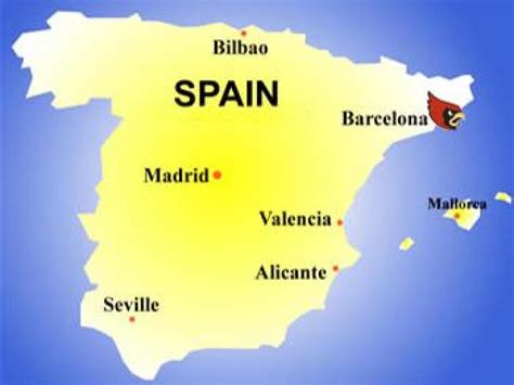 barcelona country map map  barcelona country catalonia spain