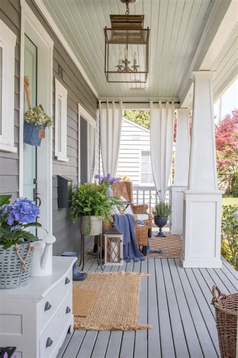 front porch ideas   relaxing bright summer decor trendy home hacks