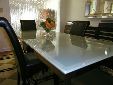 Frosted Tabletop Allservices Frameless Glass Company
