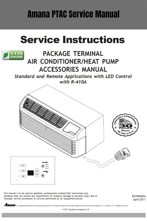amana refrigerator parts instruction manual