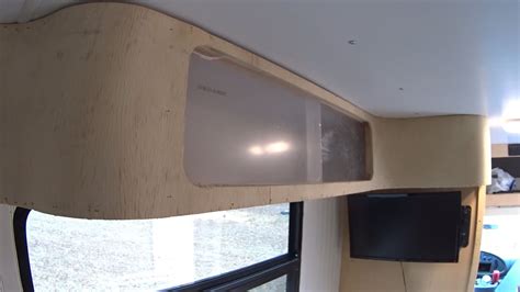 box truck camper custom diy curved rv cabinets pt  youtube