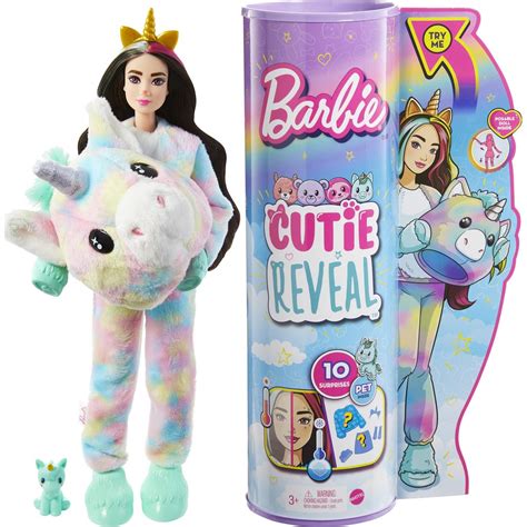 mattel barbie cutie reveal unicorn hjl toys shopgr