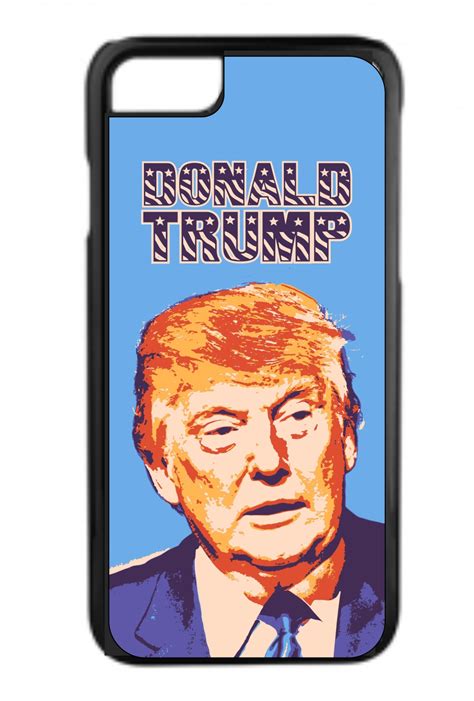 president donald trump design black plastic phone case   compatible   apple iphone