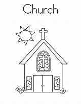 Church Coloring Pages Building Sunday Outline Color Drawing Kids Print Helpers School Rocks Printable Sheets Empire State Pray Buildings Getcolorings sketch template