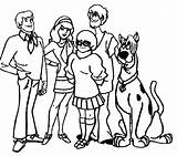 Scooby Doo Coloring Personnages Scoob Gang Colorat Gratuit Planse Usable Coloringme Coloringhome Lawanna Shaggy Sponsored sketch template