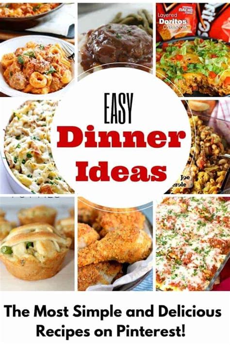 dinner ideas  crazy easy   count     pinch