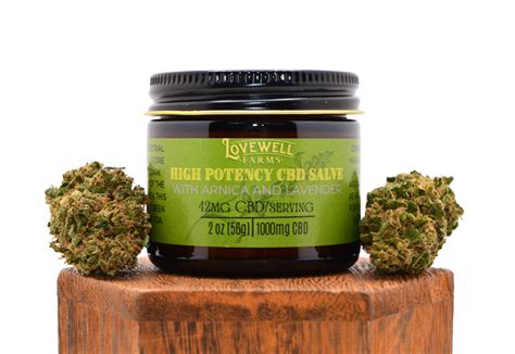 high potency cbd arnica salve lovewell farms