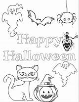 Halloween Coloring Printable Pages Kids Printables Happy Sheets Thehousewifemodern Spooky Page4 Scary Ghosts Easy Cat Page3 Ghost Montage There Click sketch template