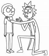 Morty Rick Imagens Ricky sketch template