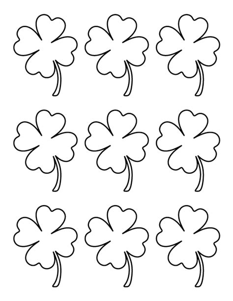 leaf clover templates