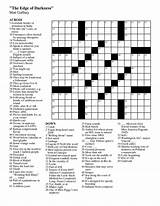 Crossword Printable Tv Puzzles Shows Contest Matt Weekly Gaffney Amp Source sketch template
