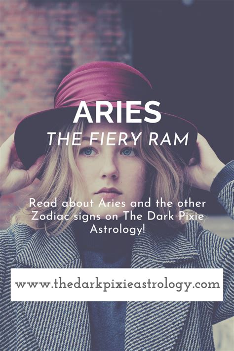 Aries The Fiery Ram Learn Astrology Aries Horoscope Aries Moon Sign