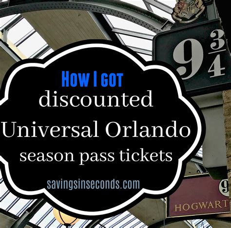 discounted universal studios orlando season pass  savings  seconds