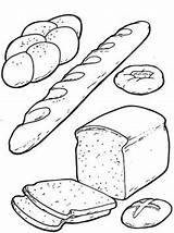Brood Ausmalbilder Soorten Brot Kleurplaat Kleurplaten Toleware Brotsorten sketch template