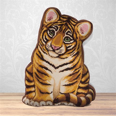 panna  tiger cub cross stitch kit stitch