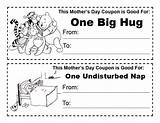 Mother Coloring Printable Pages Mothers Coupon Coupons Hug Happy Cut Kids Big Nap Mom Activities Color Card Print Certificate Ecoloringpage sketch template