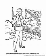 Coloring Pages Forces Armed Canal Marine Military Army Corps Marines Panama Logo Sheets Kids Usa Corp Print Holiday Activity Colouring sketch template