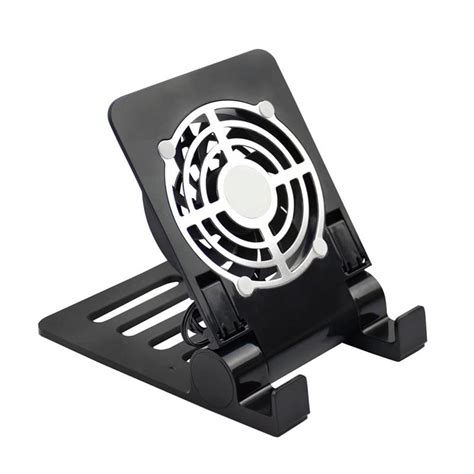 usb desk phone fan quiet cooling pad radiator  foldable stand holder  iphone ipad tablets