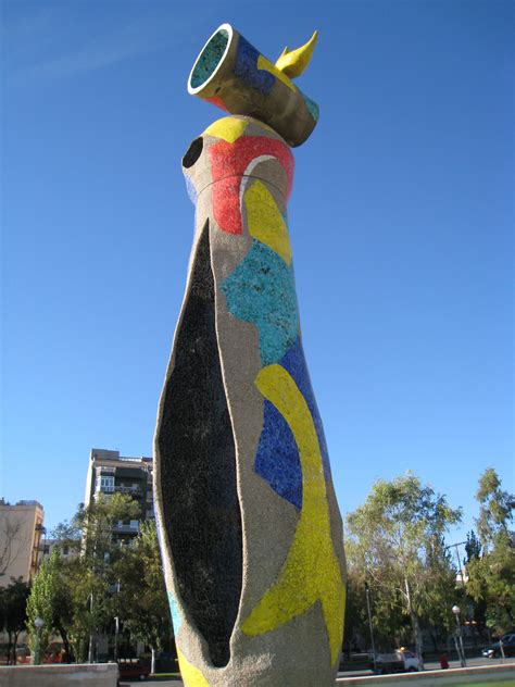 joan miro woman  bird statue artofit