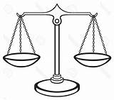 Justice Scales Scale Drawing Balance Weighing Background Clip Isolated Coloring Royalty Gavel Judges Vector Illustration Getdrawings Sketch sketch template