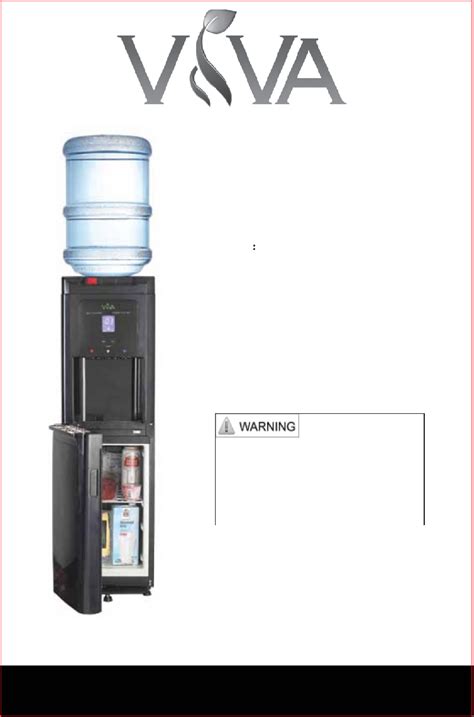 viva avb water dispenser operation users manual  viewdownload