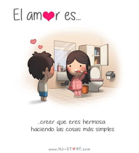 el amor es 25 ilustraciones que expresan perfectamente cómo es el