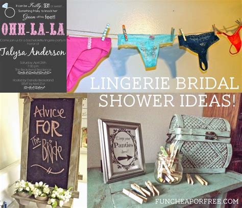 lingerie shower ideas homemade porn