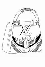 Louis Vuitton sketch template