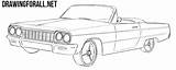 Impala Lowrider Car Drawingforall Coches Ayvazyan Stepan Difficult Guardado sketch template