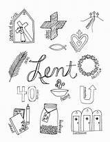 Lent Quaresma Lenten Pretzel Graders Colorironline Coloringfolder sketch template