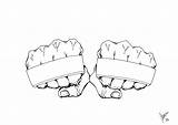 Knuckle Tattoo Knuckles sketch template